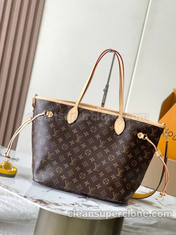 Handbag bag replica details and pricing brown Louis Vuitton Shoulder cowhide women and men 3