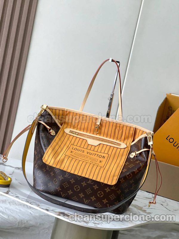 Handbag bag replica details and pricing brown Louis Vuitton Shoulder cowhide women and men 9