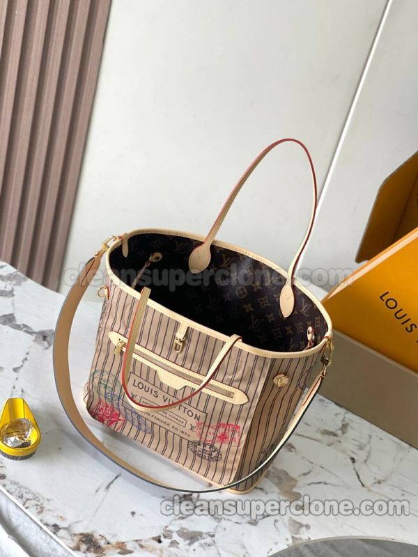 Louis Vuitton bag Super Clone picture and price brown Handbag Shoulder cowhide women and men 4