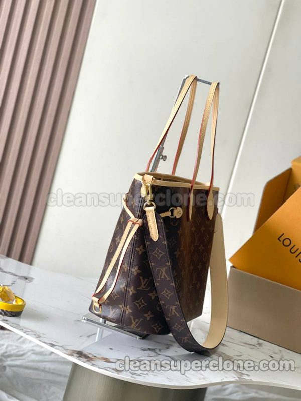 Louis Vuitton bag Super Clone picture and price brown Handbag Shoulder cowhide women and men 8