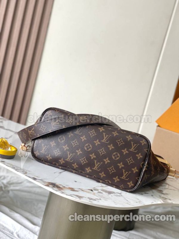 Louis Vuitton bag Super Clone picture and price brown Handbag Shoulder cowhide women and men 9