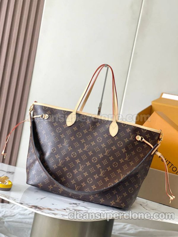 Handbag bag replica details and pricing brown Louis Vuitton Shoulder cowhide women and men 7