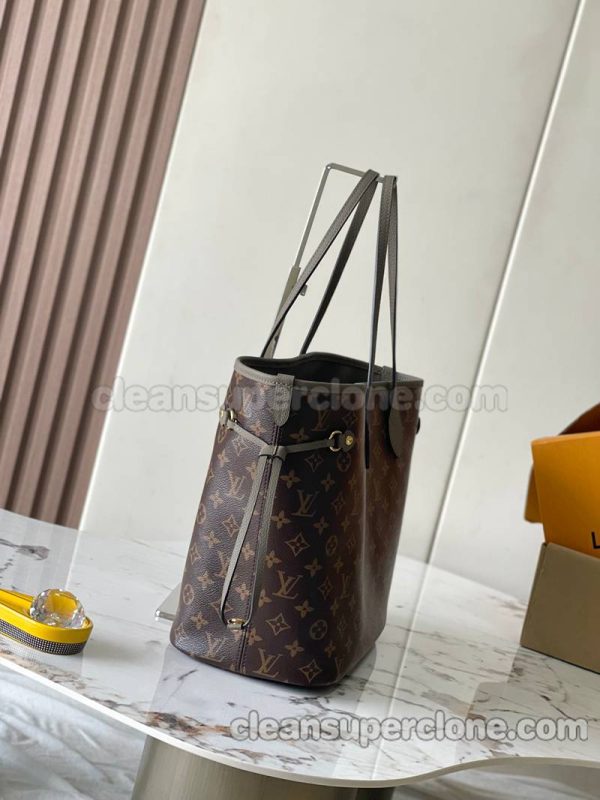 Handbag bag replica details and pricing Elephant Grey Louis Vuitton Shoulder cowhide women and men 3