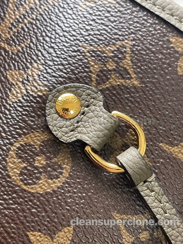 Handbag bag replica details and pricing Elephant Grey Louis Vuitton Shoulder cowhide women and men 6