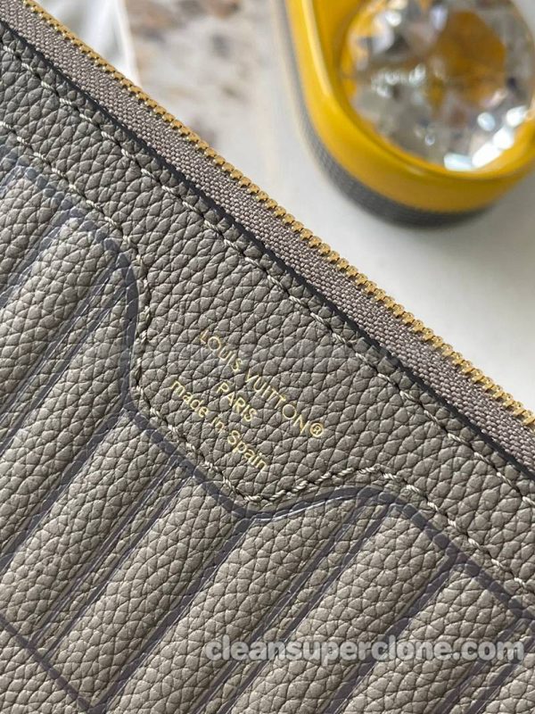 Handbag bag replica details and pricing Elephant Grey Louis Vuitton Shoulder cowhide women and men 7