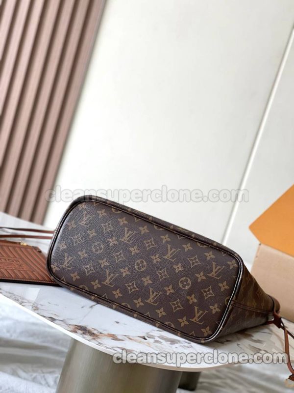 Louis Vuitton bag Super Clone picture and price Brown Handbag Shoulder cowhide women and men 4