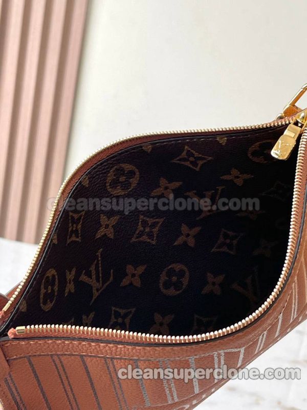 Louis Vuitton bag Super Clone picture and price Brown Handbag Shoulder cowhide women and men 5