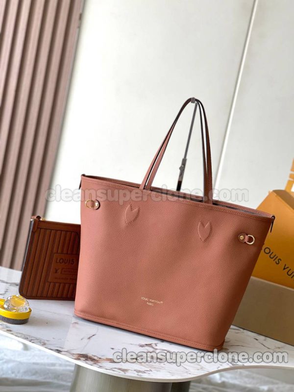 Louis Vuitton bag Super Clone picture and price Brown Handbag Shoulder cowhide women and men 6