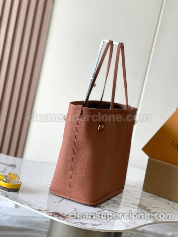 Louis Vuitton bag Super Clone picture and price Brown Handbag Shoulder cowhide women and men 7