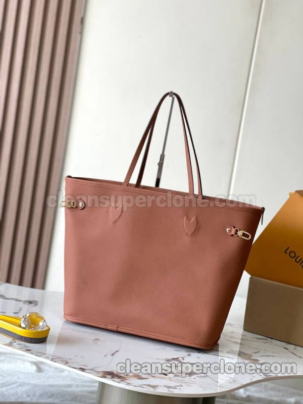 Louis Vuitton bag Super Clone picture and price Brown Handbag Shoulder cowhide women and men 8