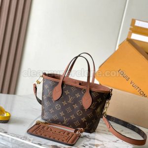 Handbag bag replica details and pricing Brown Louis Vuitton Shoulder cowhide women