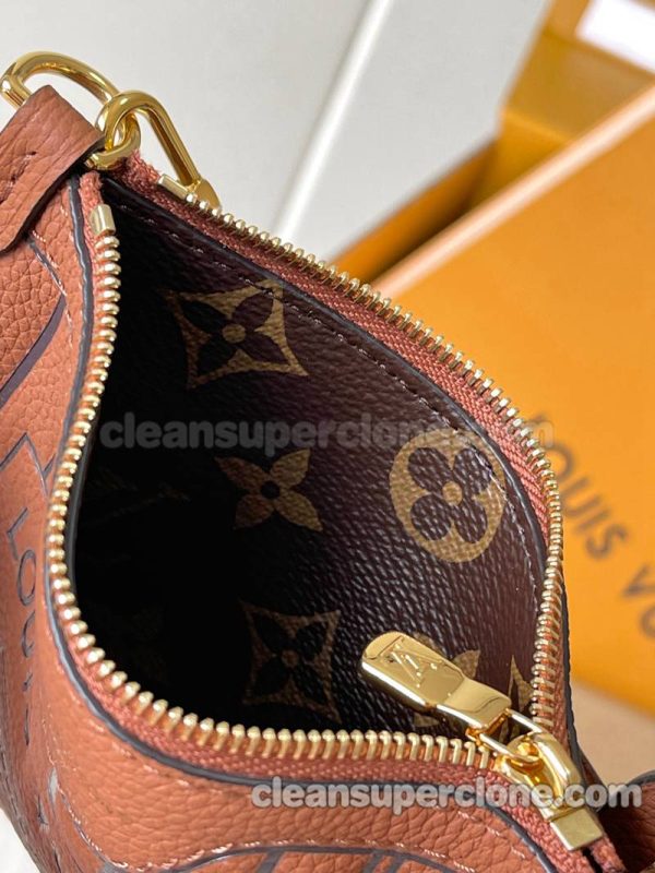 Handbag bag replica details and pricing Brown Louis Vuitton Shoulder cowhide women 8