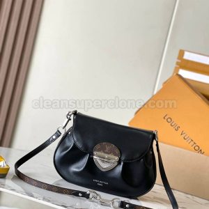 Louis Vuitton bag Super Clone picture and price Black Shoulder Crossbody cowhide women