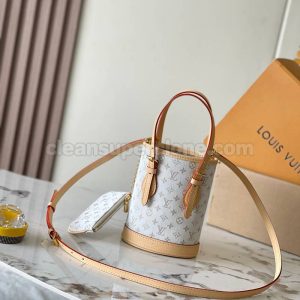 cowhide bag 1:1 Copy description and price White Louis Vuitton Handbag Crossbody women