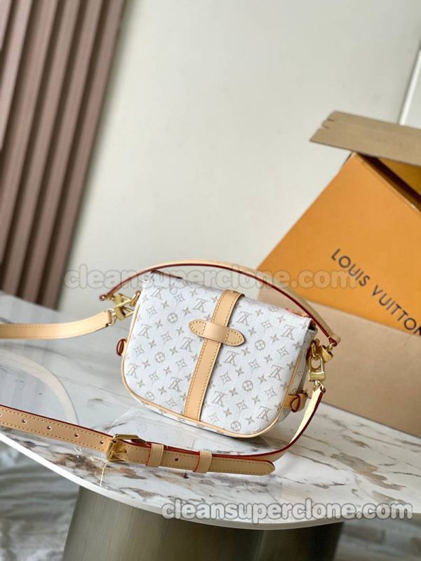 Louis Vuitton bag Super Clone picture and price White Handbag Crossbody cowhide women 3