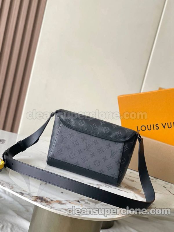 Crossbody replica details and pricing Grey Louis Vuitton cowhide women and men 3