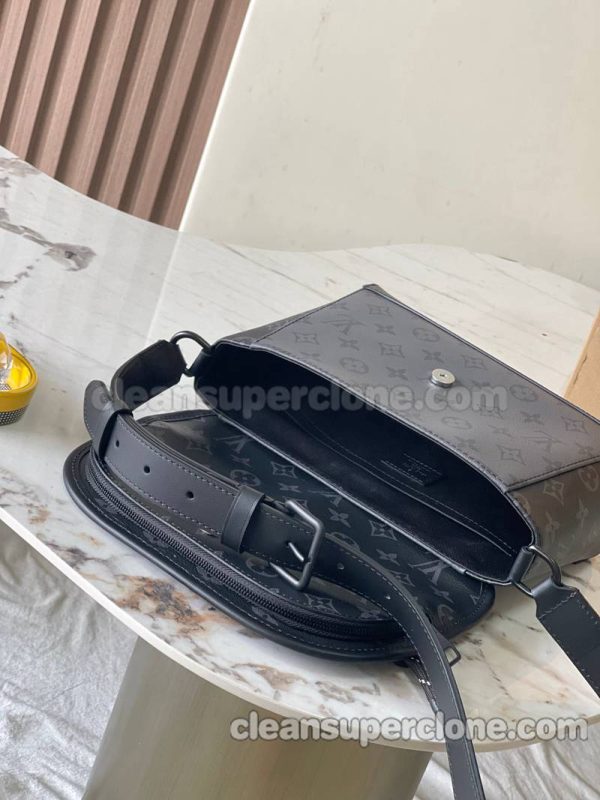 Crossbody replica details and pricing Grey Louis Vuitton cowhide women and men 8