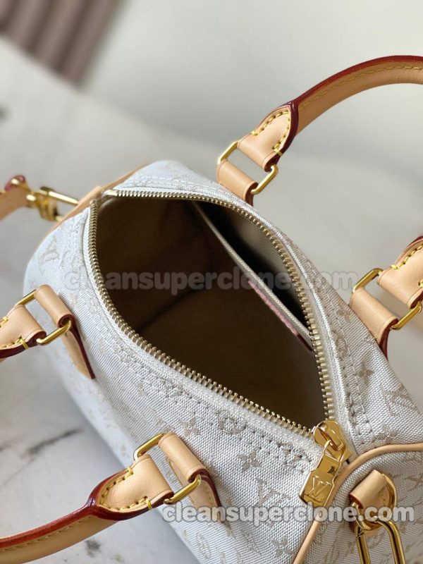 cowhide bag 1:1 Copy description and price white Louis Vuitton Crossbody Handbag cowhide women 8