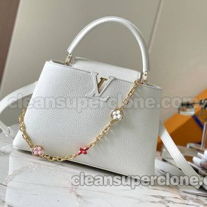 Louis Vuitton bag Super Clone picture and price white Handbag Crossbody cowhide women