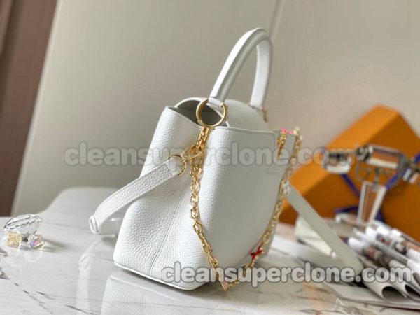 Louis Vuitton bag Super Clone picture and price white Handbag Crossbody cowhide women 2