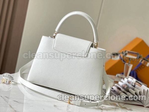 Louis Vuitton bag Super Clone picture and price white Handbag Crossbody cowhide women 3