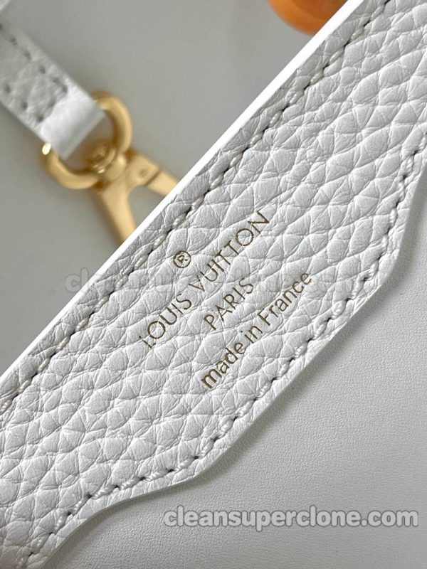 Louis Vuitton bag Super Clone picture and price white Handbag Crossbody cowhide women 9