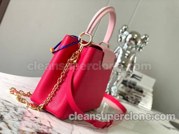 cowhide bag 1:1 Copy description and price Pale plum Louis Vuitton Handbag Crossbody women 2