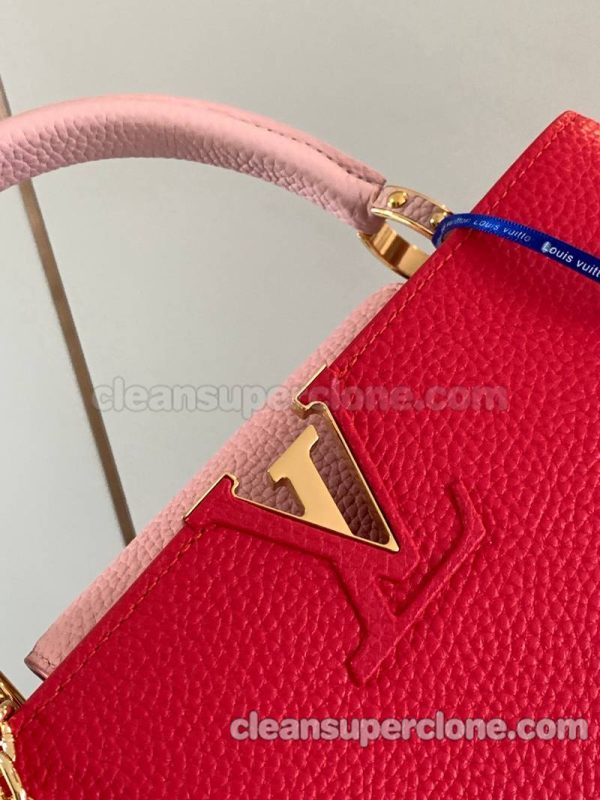 cowhide bag 1:1 Copy description and price Pale plum Louis Vuitton Handbag Crossbody women 5