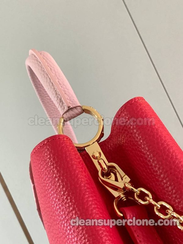 cowhide bag 1:1 Copy description and price Pale plum Louis Vuitton Handbag Crossbody women 6