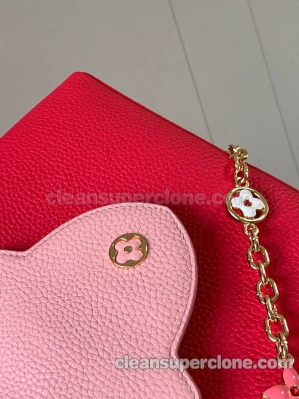 cowhide bag 1:1 Copy description and price Pale plum Louis Vuitton Handbag Crossbody women 7