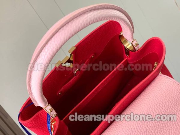 cowhide bag 1:1 Copy description and price Pale plum Louis Vuitton Handbag Crossbody women 8