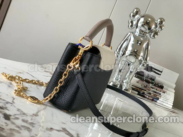 Louis Vuitton bag Super Clone picture and price black Handbag Crossbody cowhide women 2