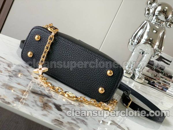 Louis Vuitton bag Super Clone picture and price black Handbag Crossbody cowhide women 4