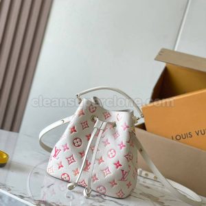 Crossbody bag replica details and pricing strawberry red Louis Vuitton Handbag Shoulder cowhide women