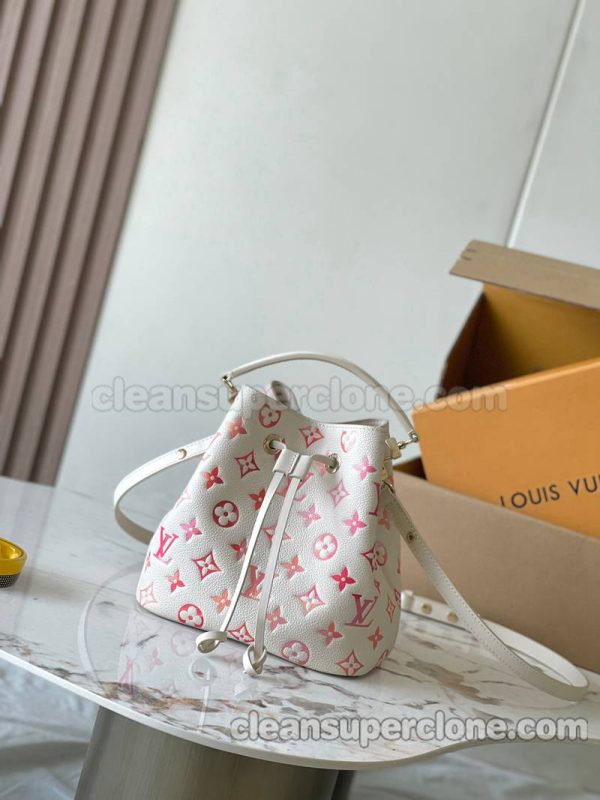 Crossbody bag replica details and pricing strawberry red Louis Vuitton Handbag Shoulder cowhide women