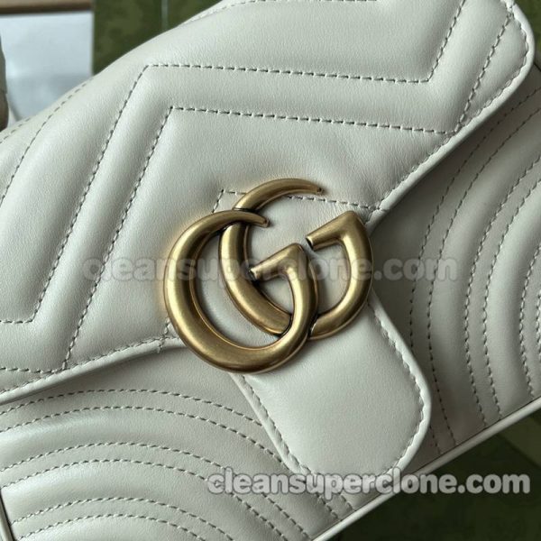 Gucci bag Super Clone picture and price white Crossbody cowhide women 5