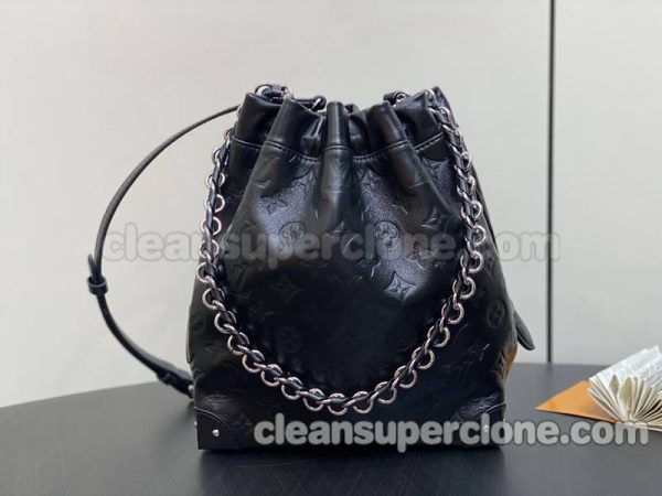 Crossbody bag replica details and pricing Black Louis Vuitton Handbag sheepskin women