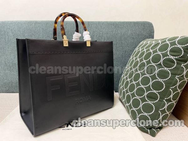 tote bag 1:1 Copy description and price black Fendi Handbag women 3