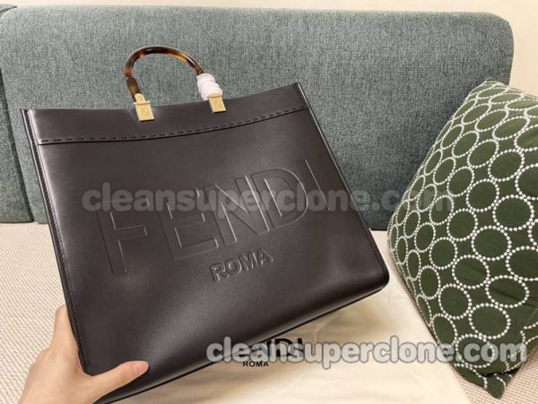 tote bag 1:1 Copy description and price black Fendi Handbag women 4