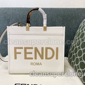 tote bag 1:1 Copy description and price white Fendi Handbag Shoulder women