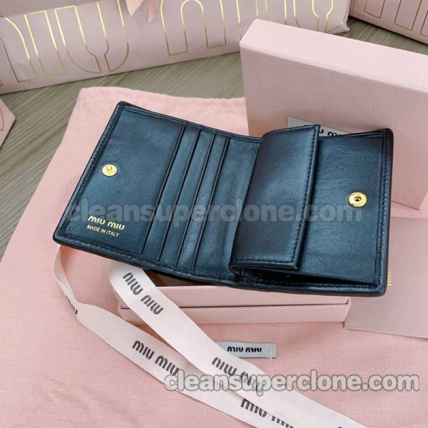 Purse replica details and pricing black Prada Miu Miu sheepskin women 5