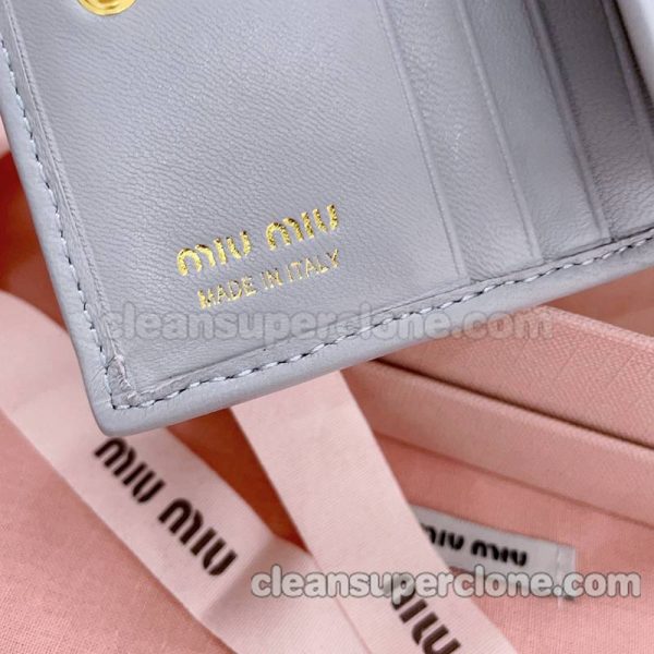 Prada bag Super Clone picture and price Miu Miu Sky blue Purse sheepskin women 8