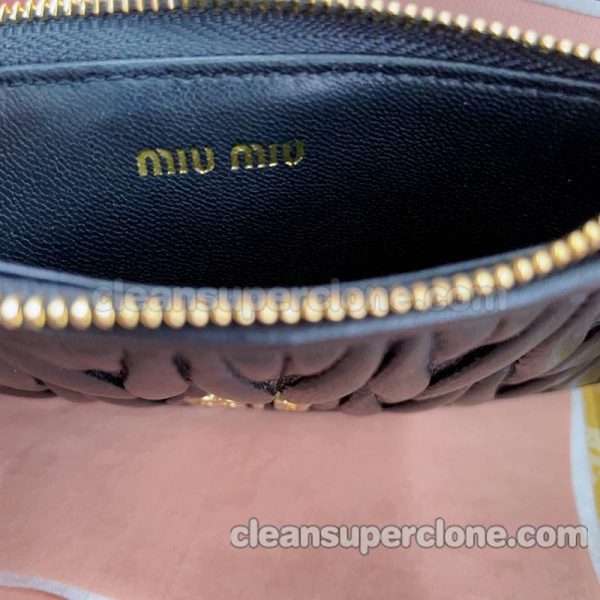 sheepskin bag 1:1 Copy description and price black Prada Miu Miu Purse women 8