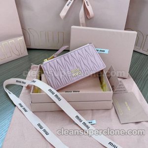 Purse replica details and pricing Light Pink Prada Miu Miu sheepskin women