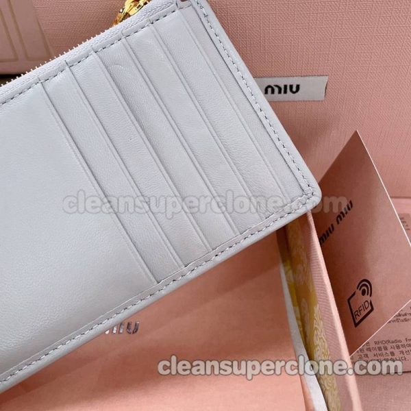 sheepskin bag 1:1 Copy description and price Grayish Blue Prada Miu Miu Purse women 6