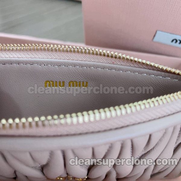 Prada bag Super Clone picture and price Miu Miu Naked apricot Purse sheepskin women 8