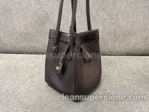 Shoulder bag replica details and pricing deep coffee color Fendi cowhide women 2