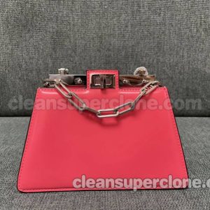 Shoulder bag replica details and pricing rose red Fendi cowhide women 3