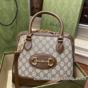 Gucci bag Super Clone picture and price brown Handbag cowhide women