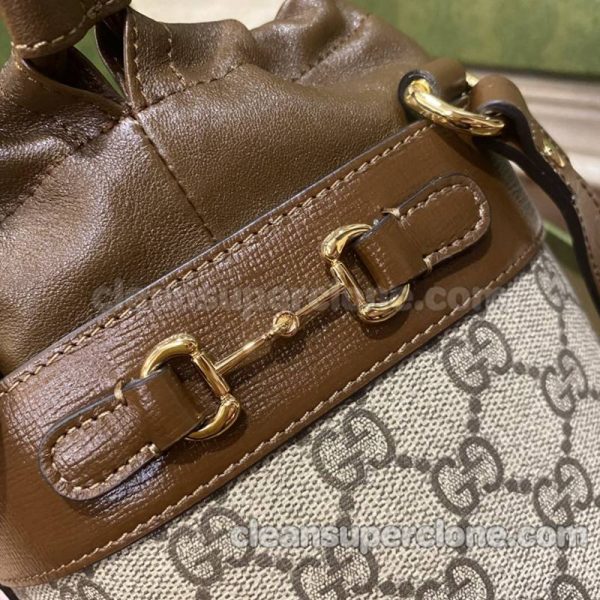 Handbag bag replica details and pricing caramel color Gucci cowhide women 4